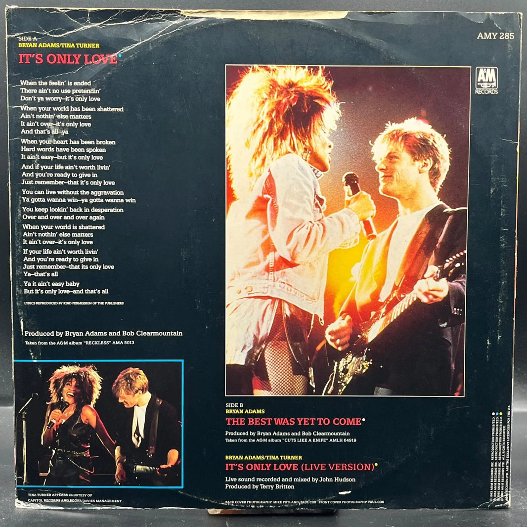 Bryan Adams & Tina Turner - It's Only Love (Single)