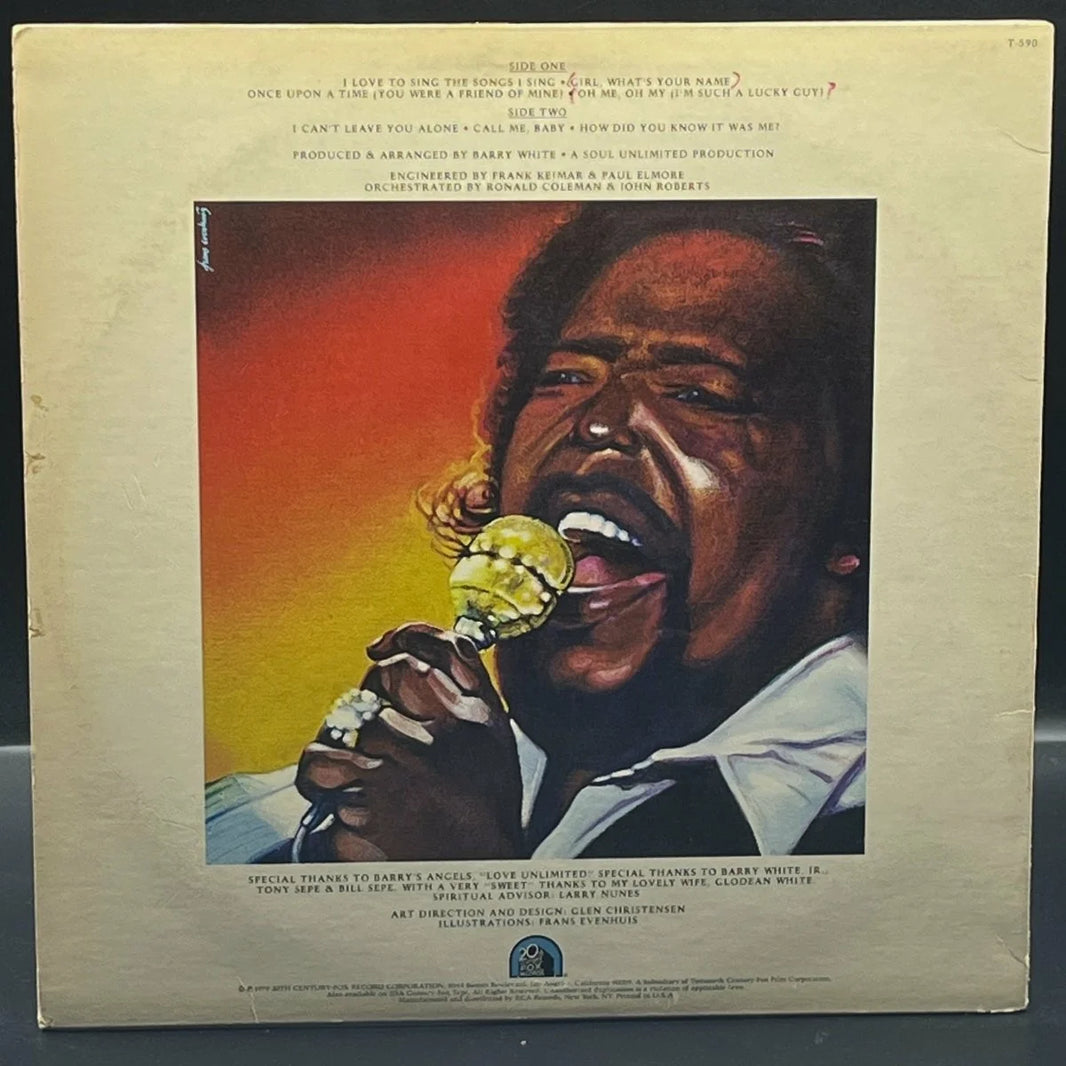 Barry White - I Love To Sing The Songs I Sing