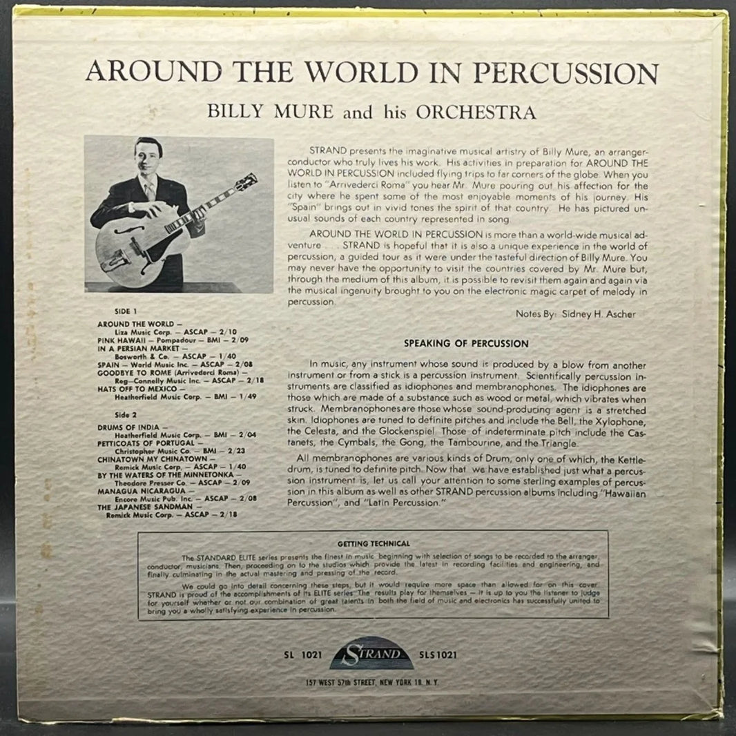 Billy Mure & His Orchestra - Around The World In Percussion