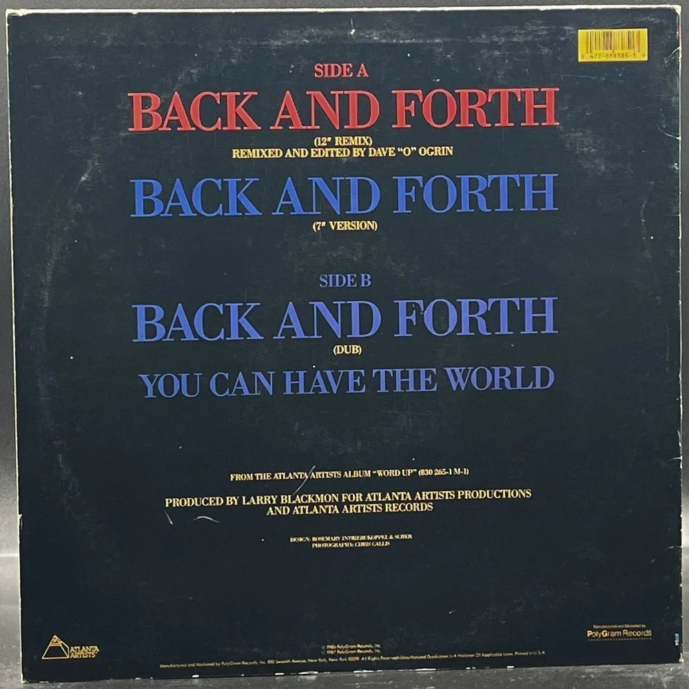 Cameo - Back And Forth (Single)