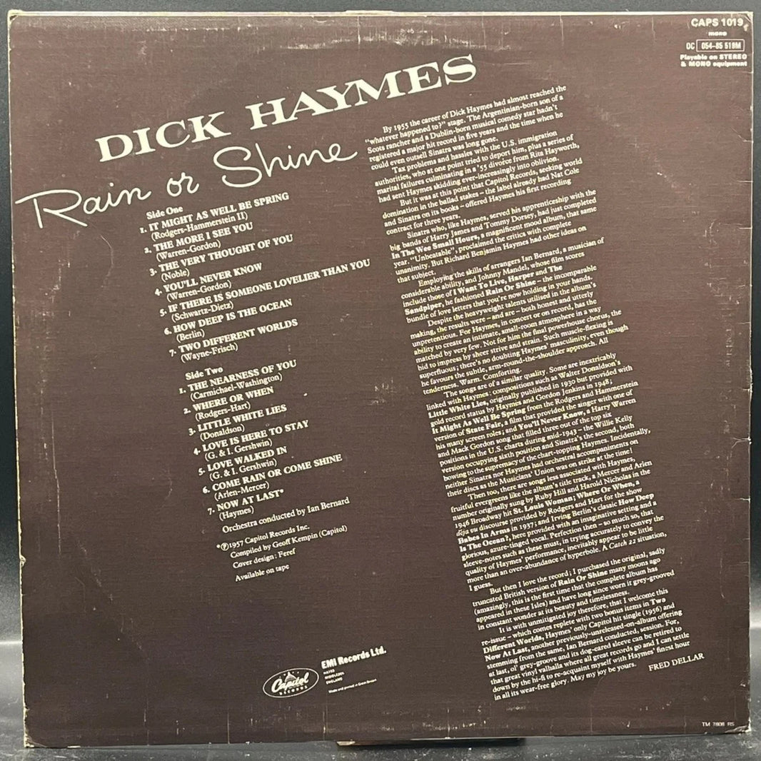 Dick Haymes - Rain Or Shine