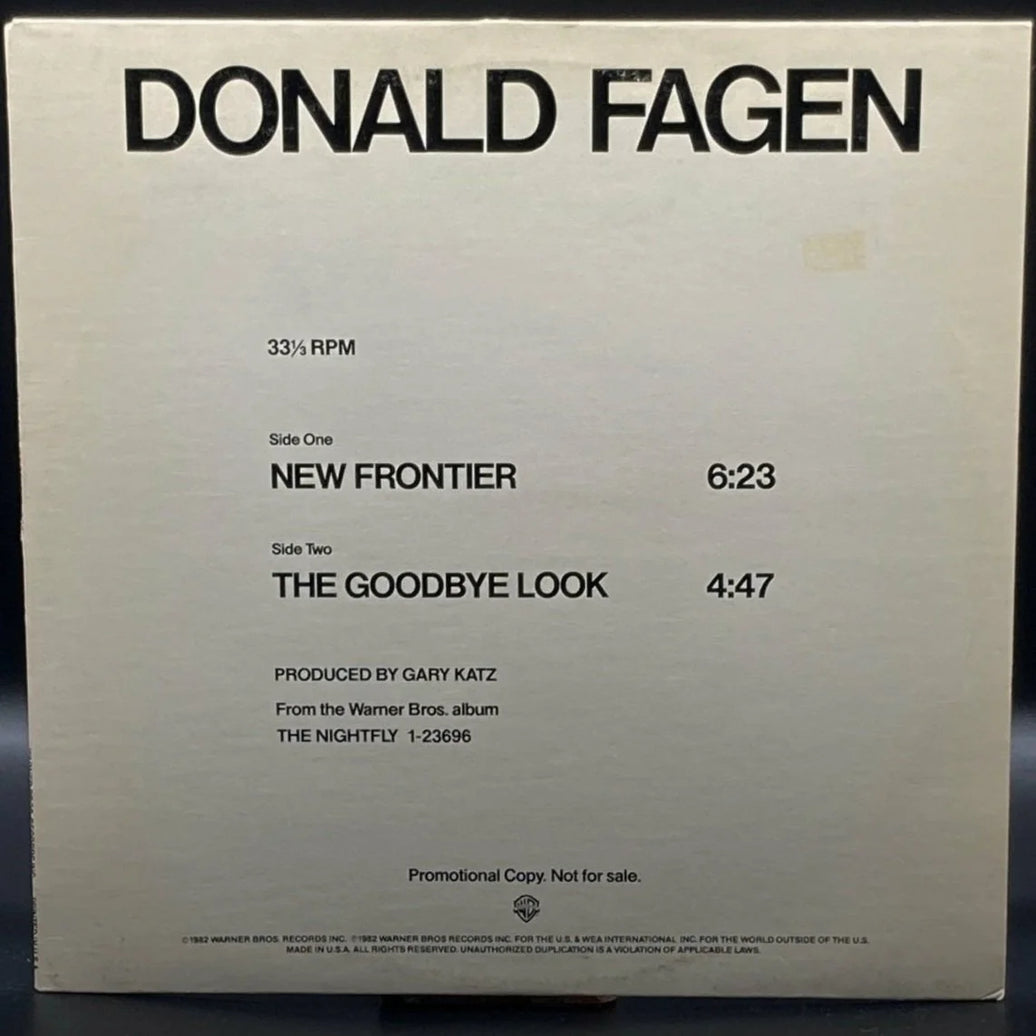 Donald Fagen - New Frontier/The Goodbye Look (Single)