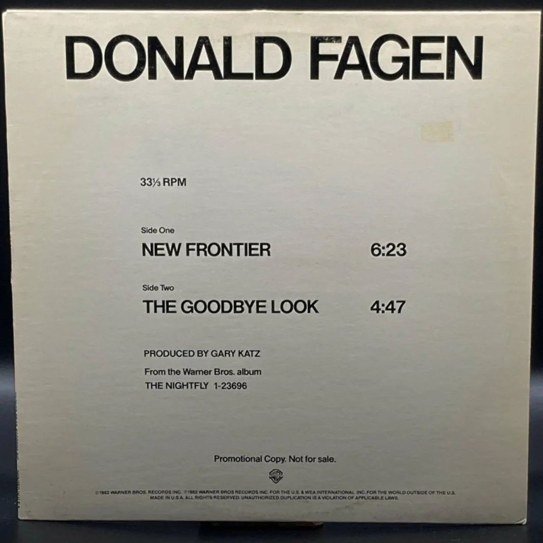 Donald Fagen - New Frontier/The Goodbye Look (Single)