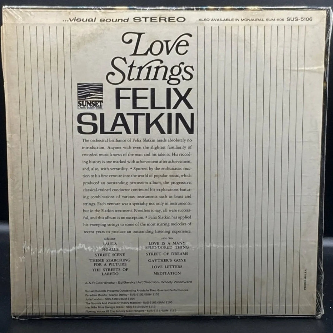Felix Slatkin - Love Strings