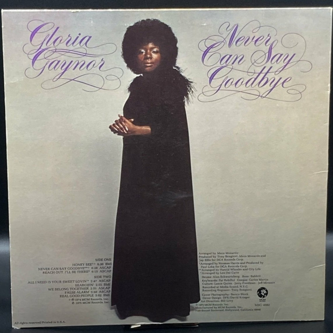 Gloria Gaynor - Never Can Say Goodbye