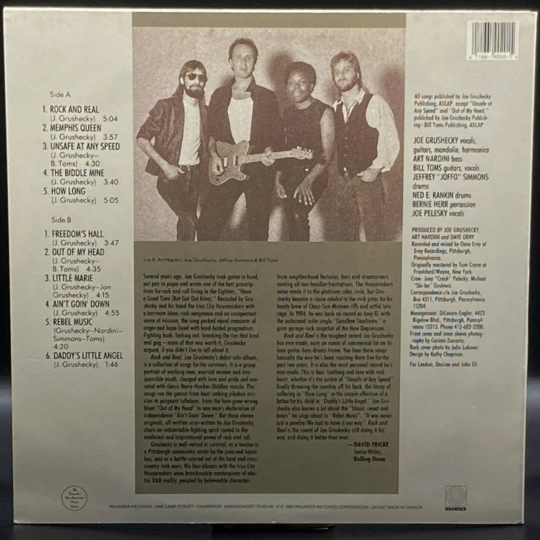 Joe Grushecky & The Houserockers - Rock And Real