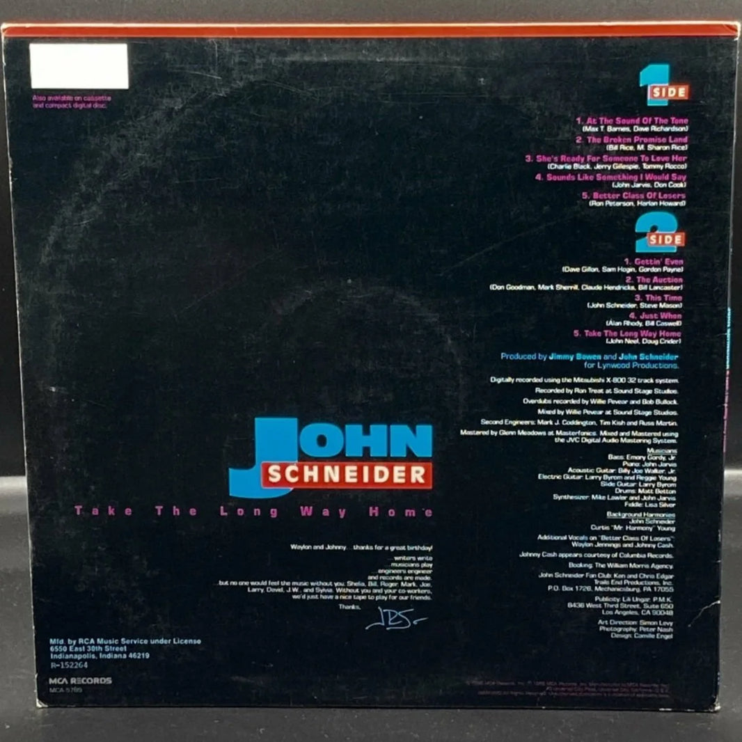 John Schneider - Take The Long Way Home