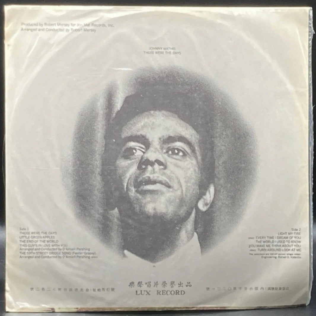 Johnny Mathis - Those Were the Days (Unofficial)