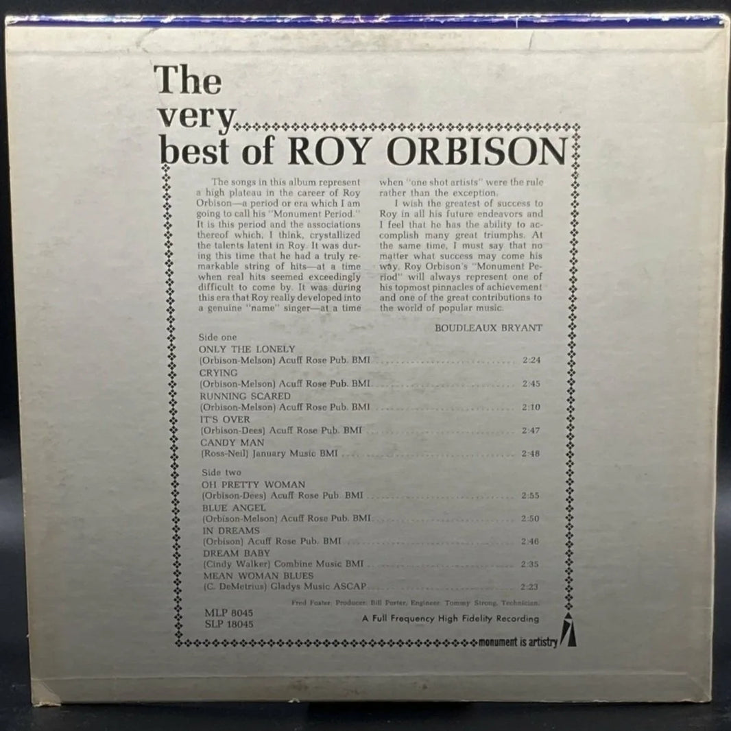 Roy Orbison - The Very Best Of Roy Orbison