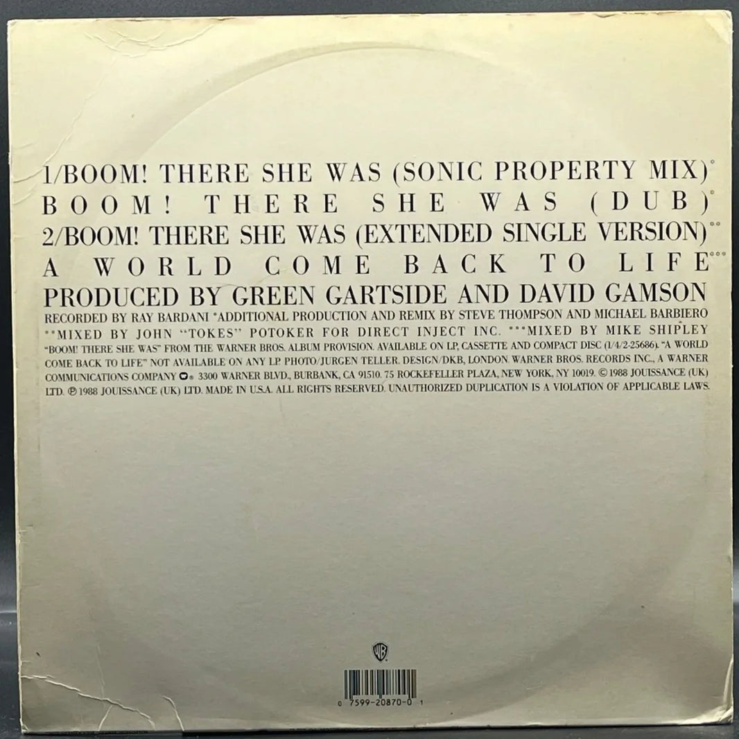Scritti Politti feat. Roger Troutman - Boom! There She Was (Single)