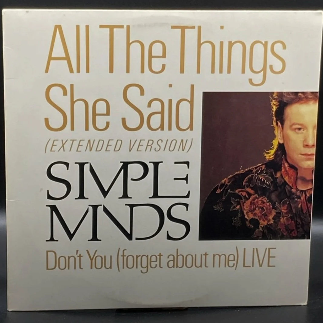 Simple Minds - All The Things She Said (Single)