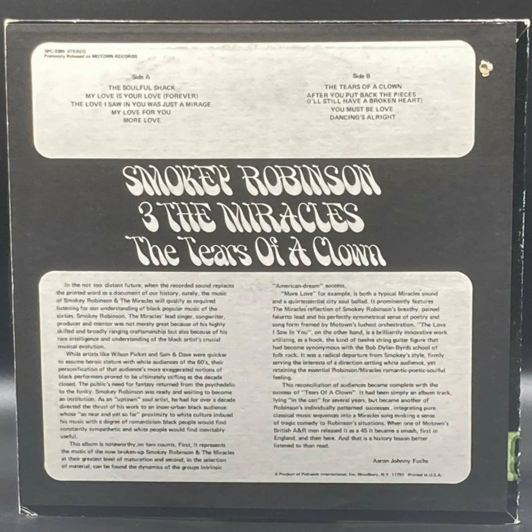 Smokey Robinson & The Miracles - The Tears of a Clown