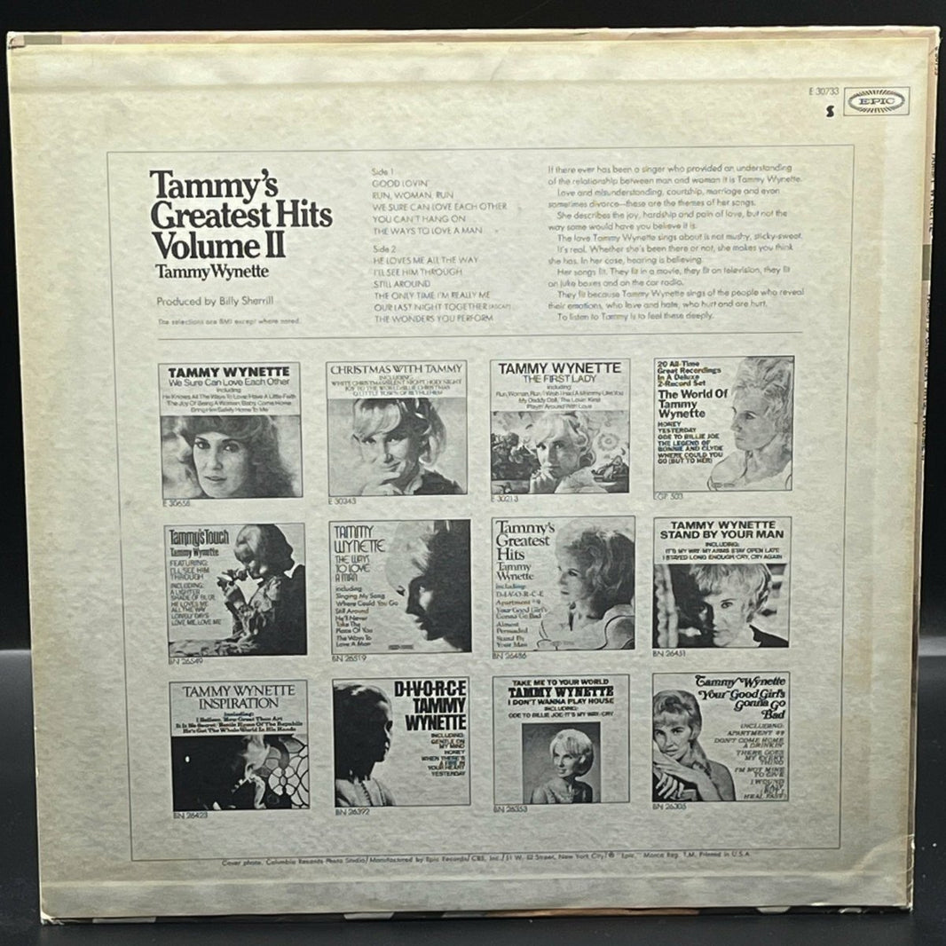 Tammy Wynette - Tammy Wynette's Greatest Hits, Vol. II