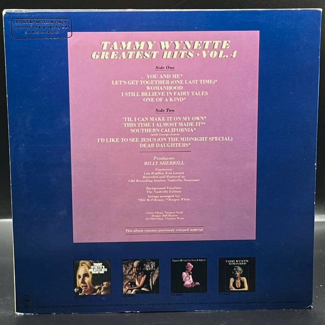 Tammy Wynette - Tammy Wynette's Greatest Hits, Vol. IV