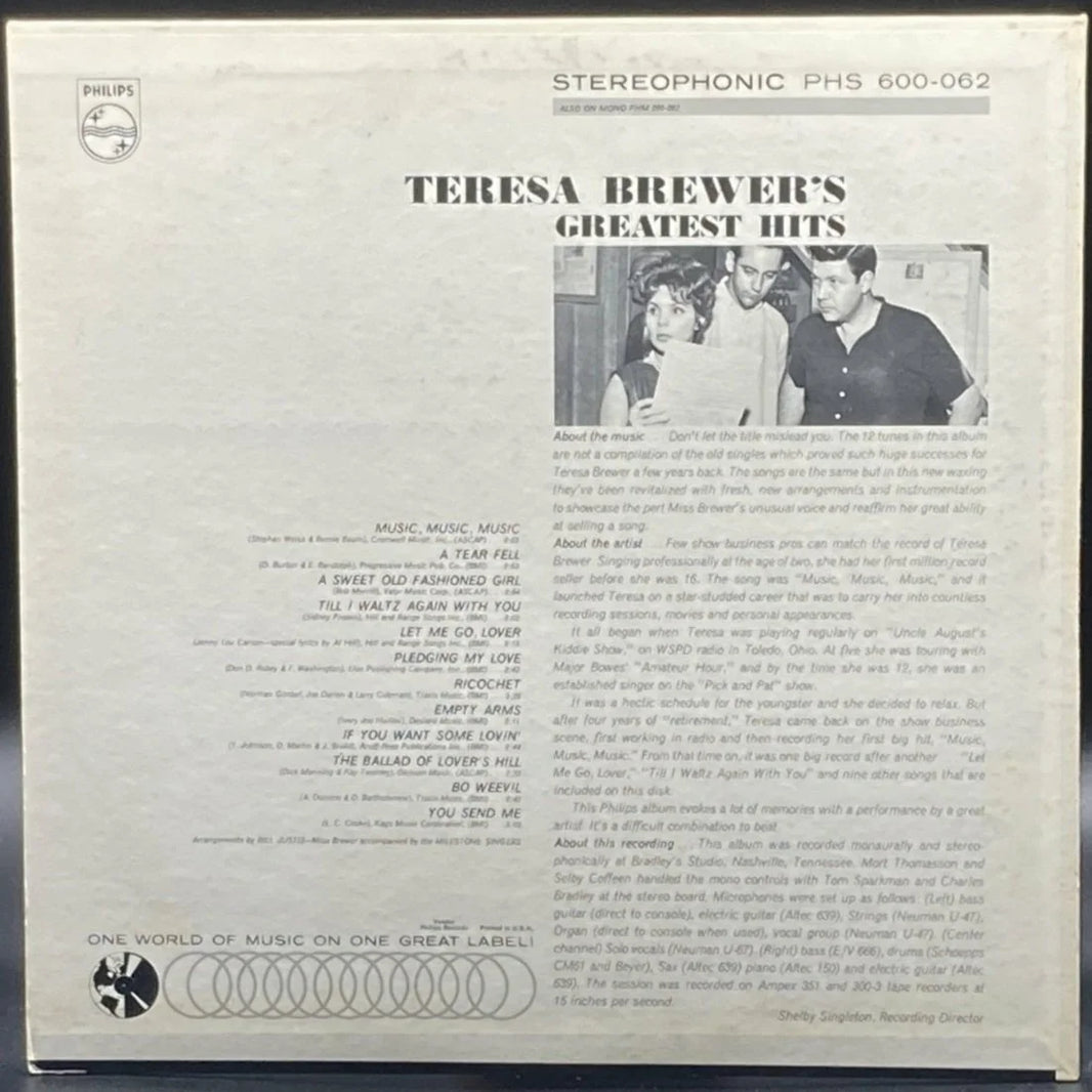 Teresa Brewer - Teresa Brewer's Greatest Hits