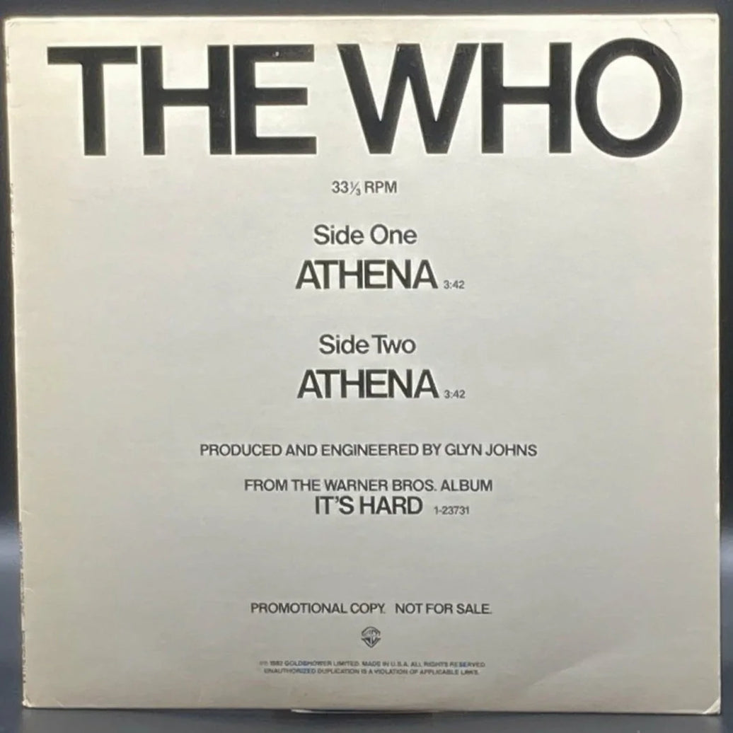 The Who - Athena (Promo Single)