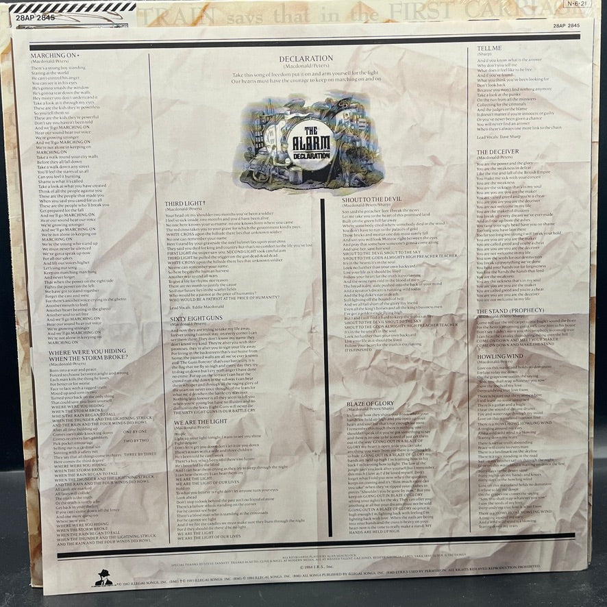 The Alarm - Declaration