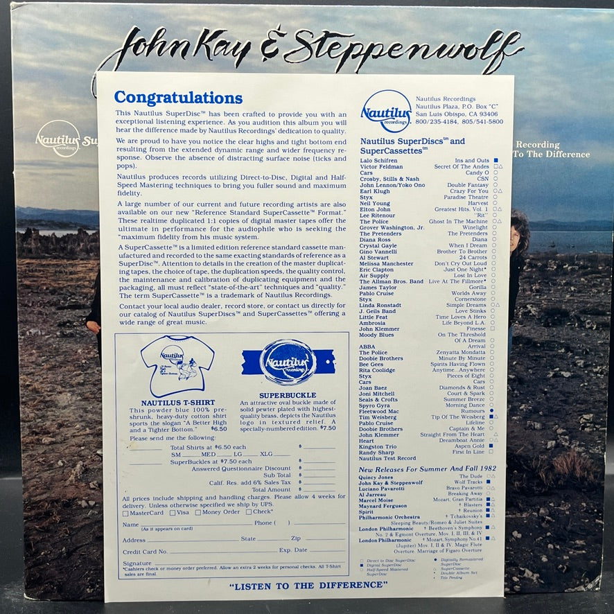 John Kay & Steppenwolf - Wolftracks
