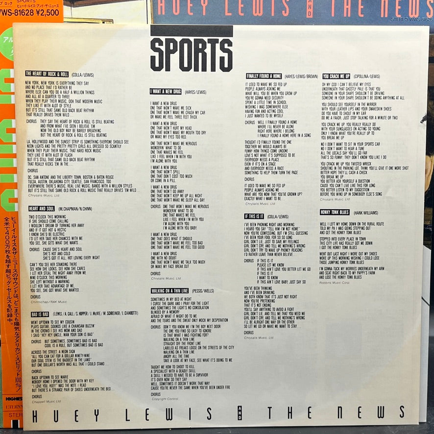 Huey Lewis & The News - Sports