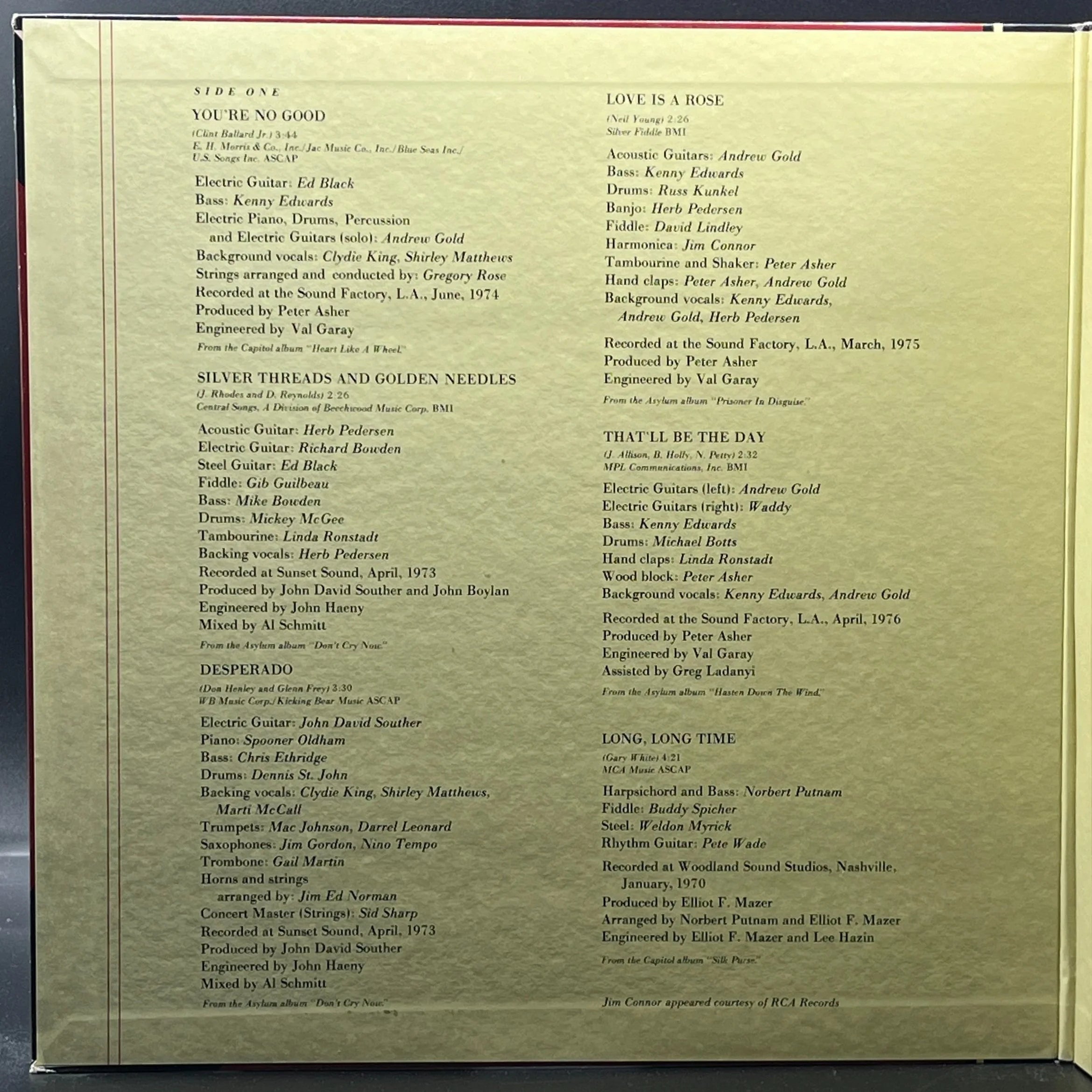 Linda Ronstadt - Greatest Hits