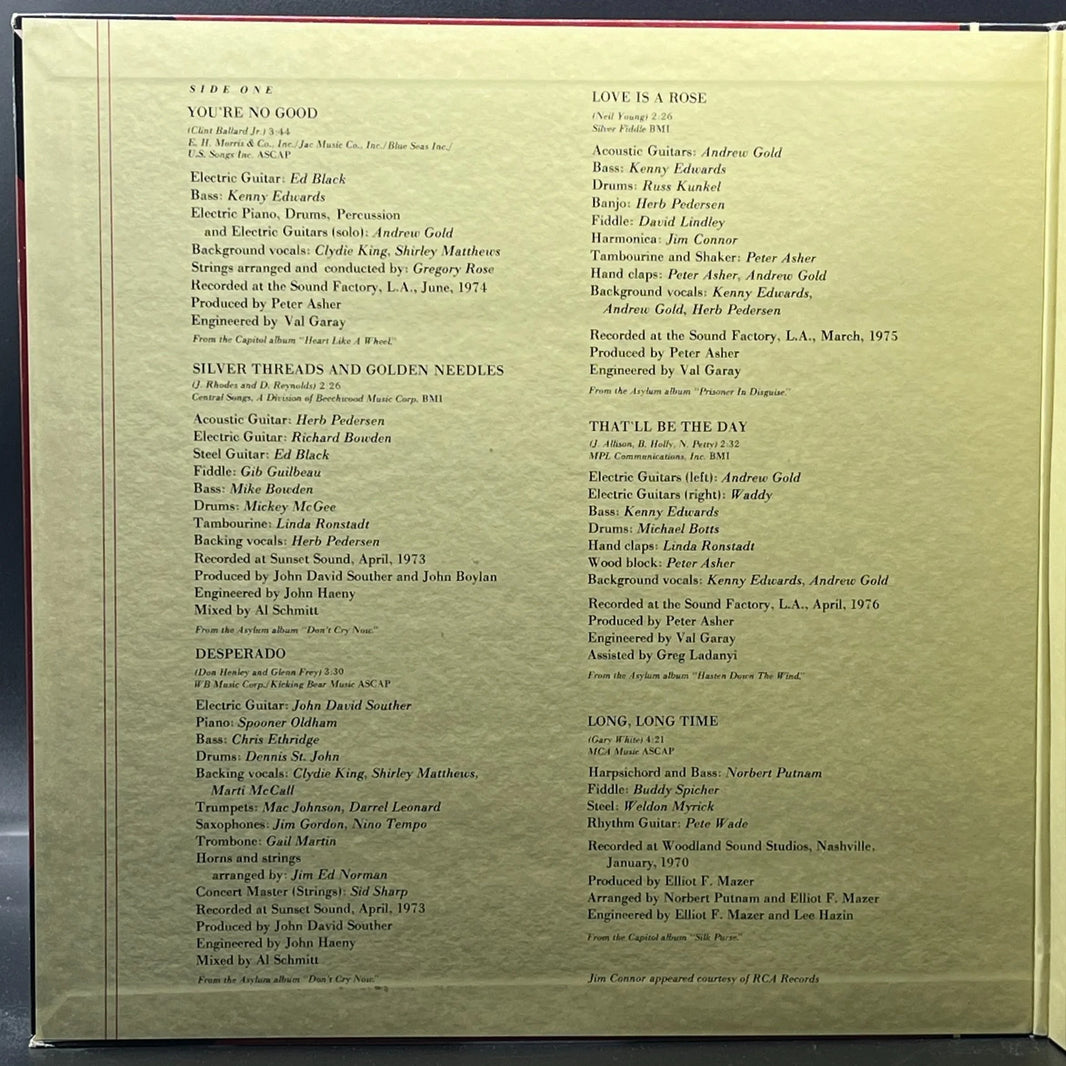Linda Ronstadt - Greatest Hits