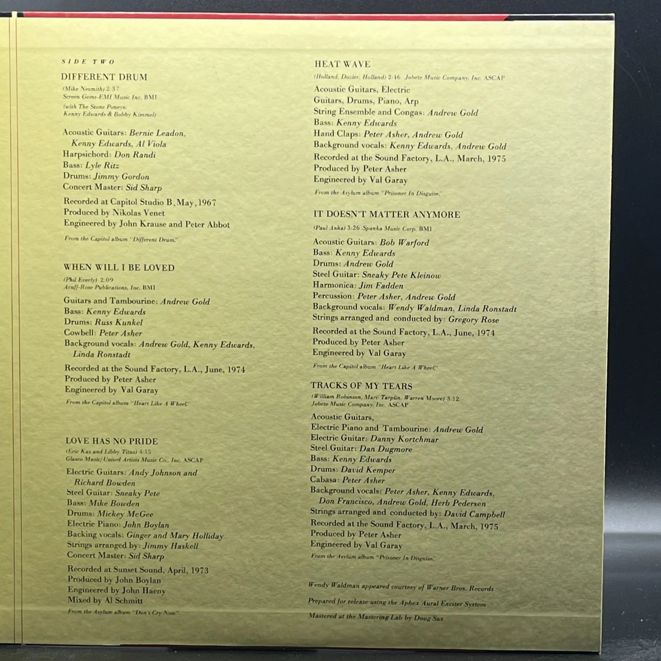 Linda Ronstadt - Greatest Hits