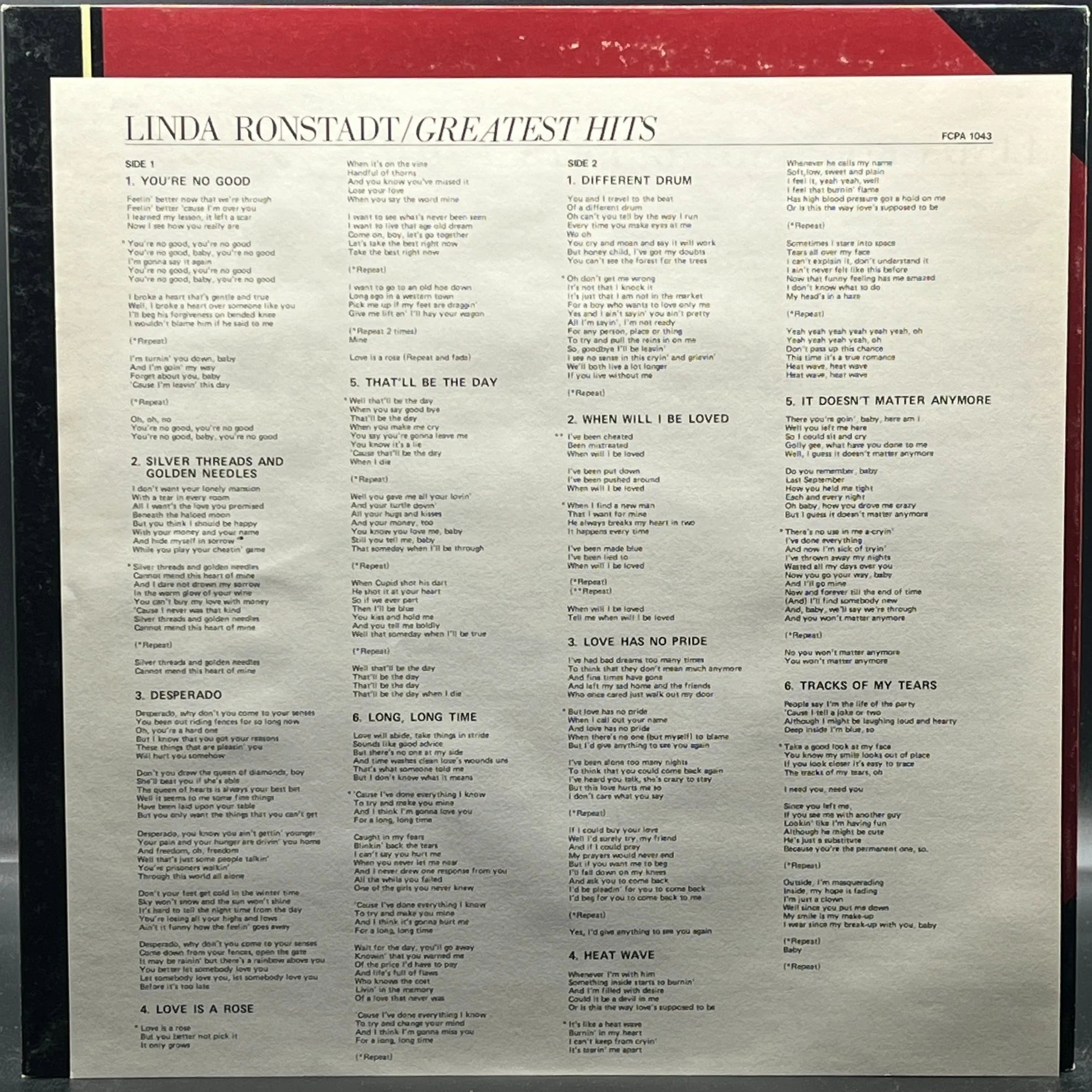 Linda Ronstadt - Greatest Hits
