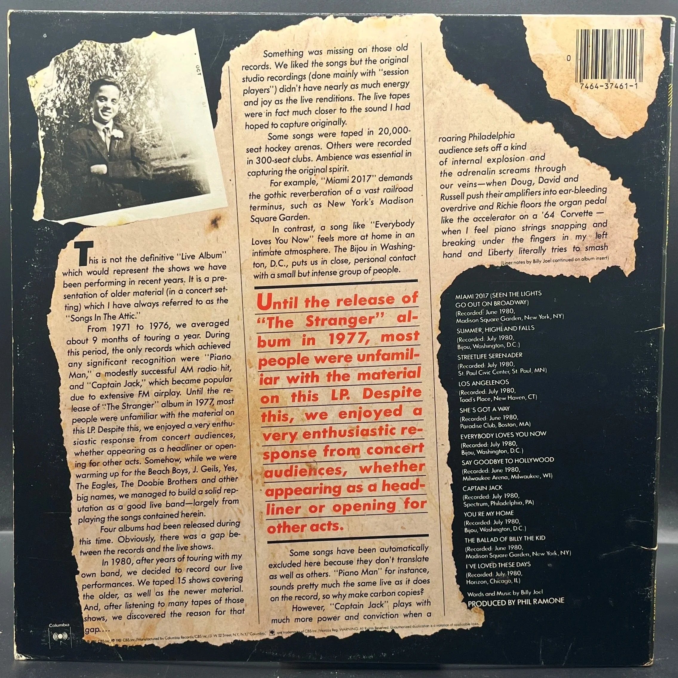 Billy Joel - Songs in the Attic