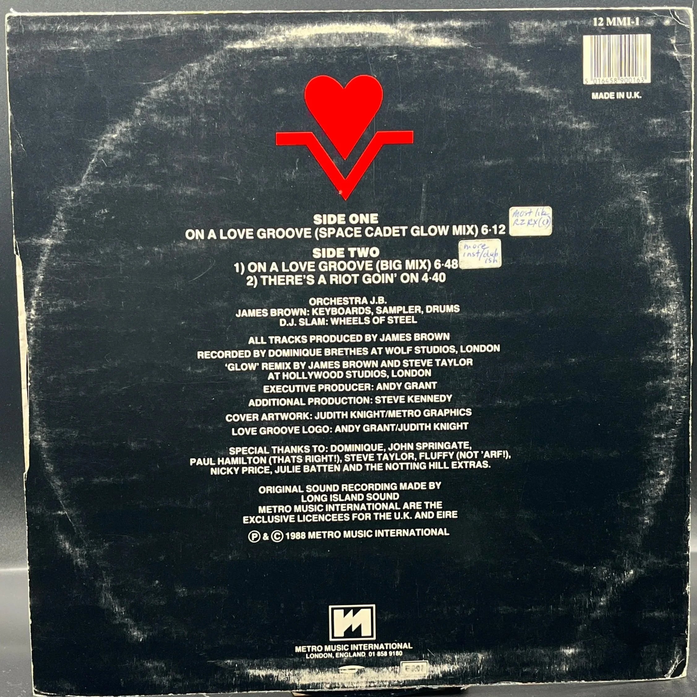 Orchestra J.B. - On A Love Groove (Single)