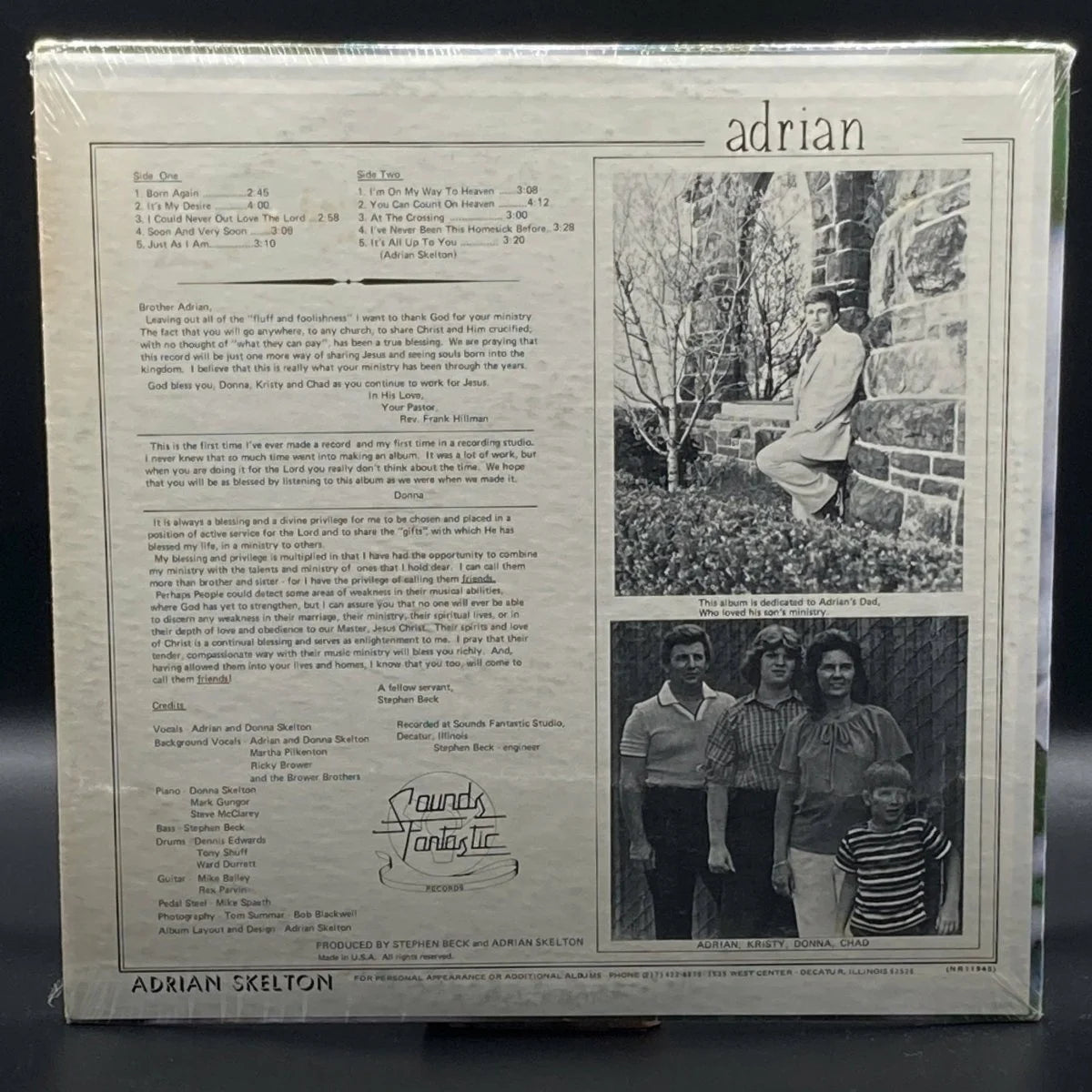 Adrian Skelton - Just As I Am
