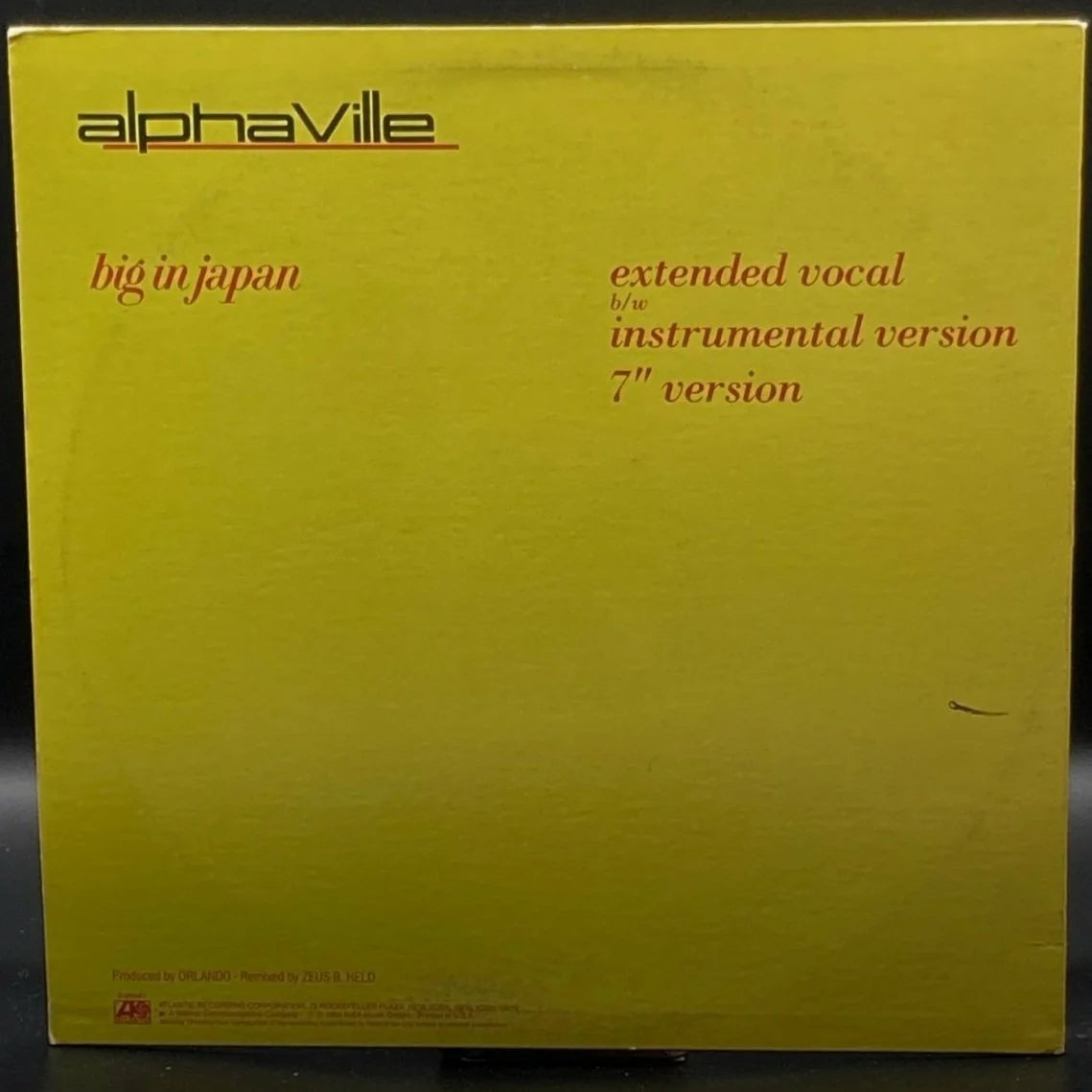 Alphaville - Big In Japan (Single)