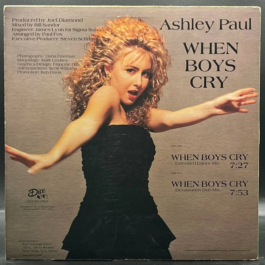 Ashley Paul - When Boys Cry (Extended Dance Mix Single)