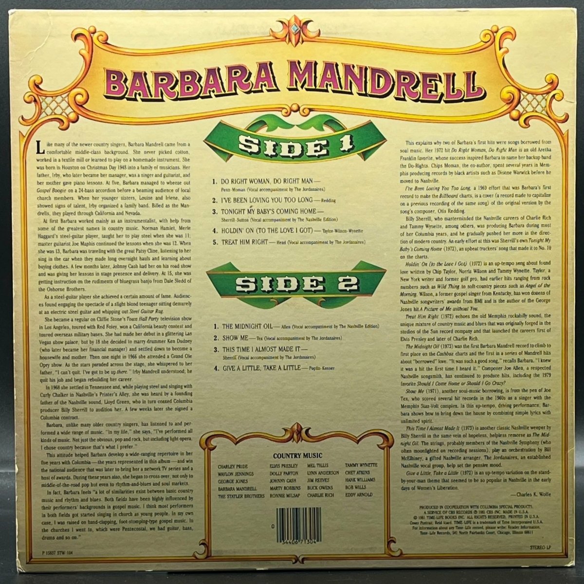 Barbara Mandrell - Country Music
