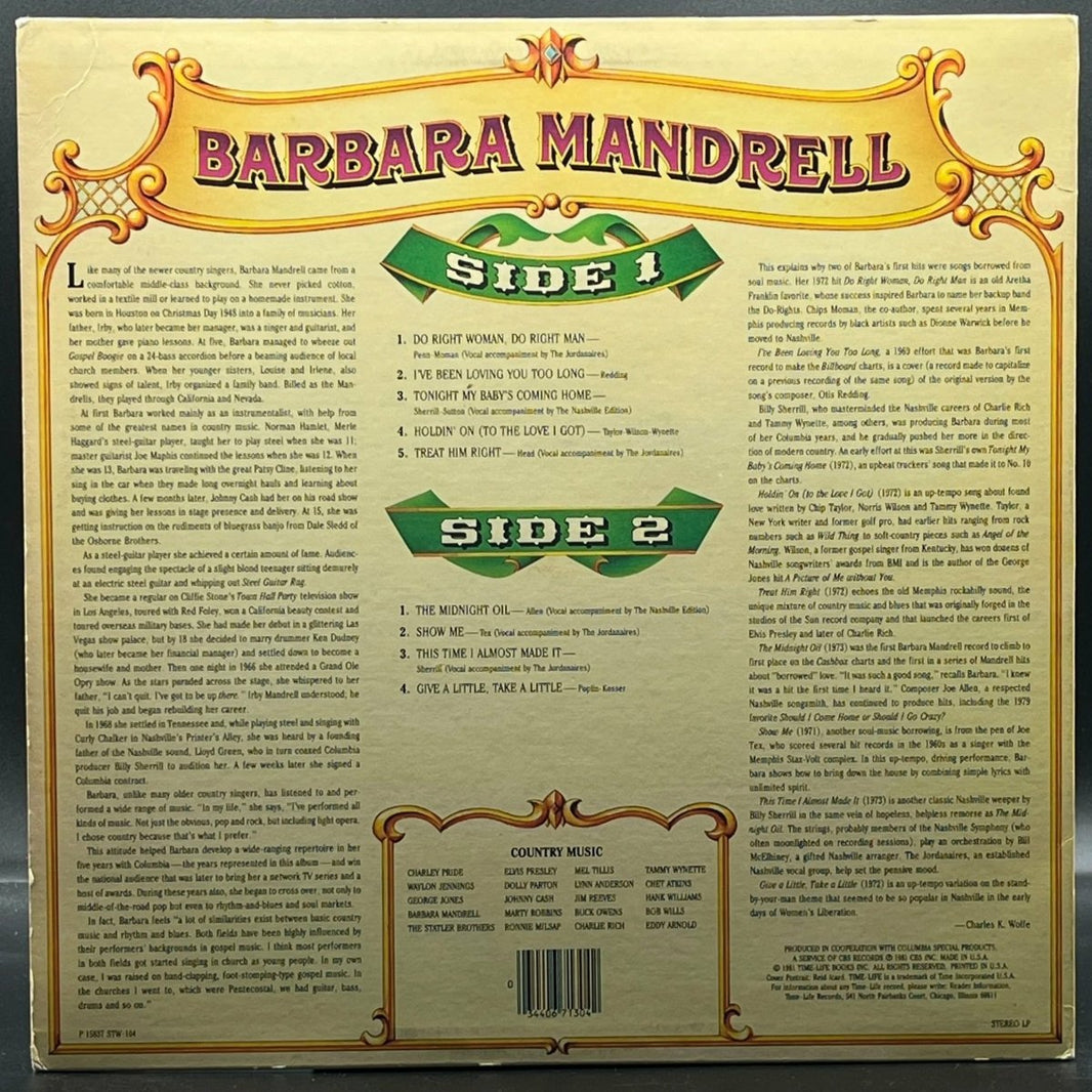 Barbara Mandrell - Country Music