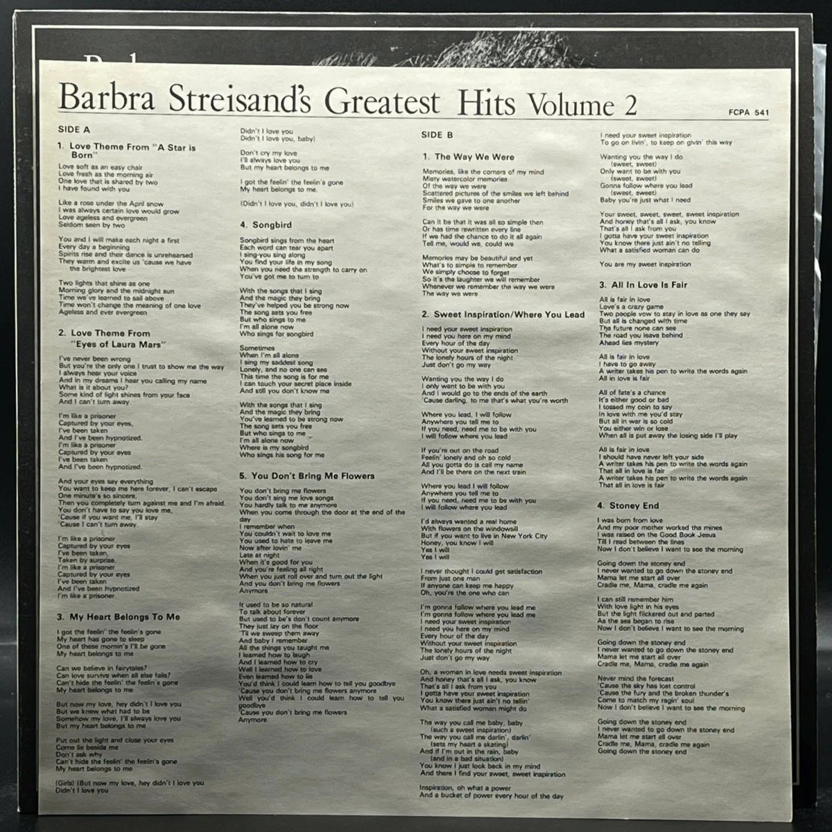 Barbra Streisand - Barbra Streisand's Greatest Hits, Vol. II