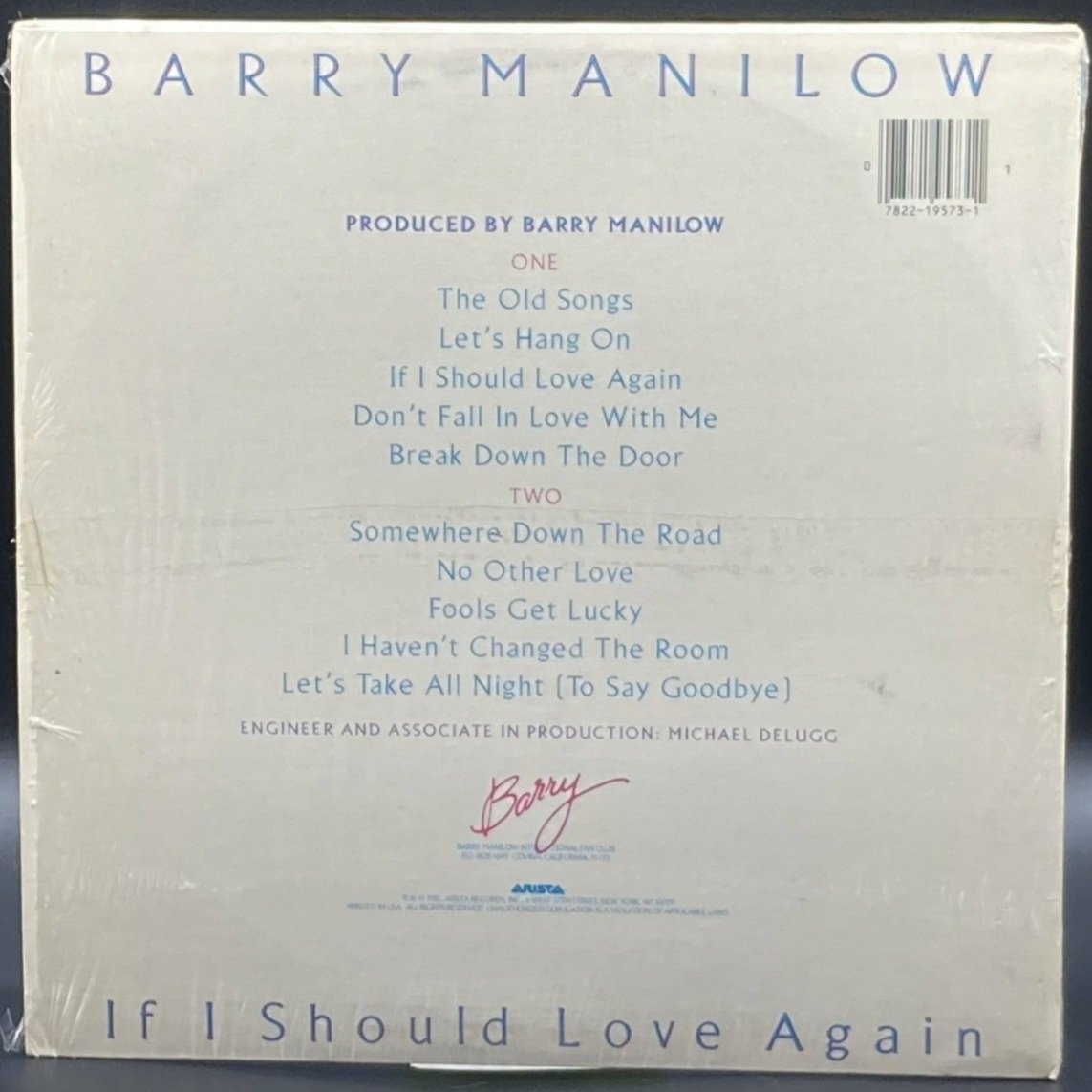 Barry Manilow - If I Should Love Again