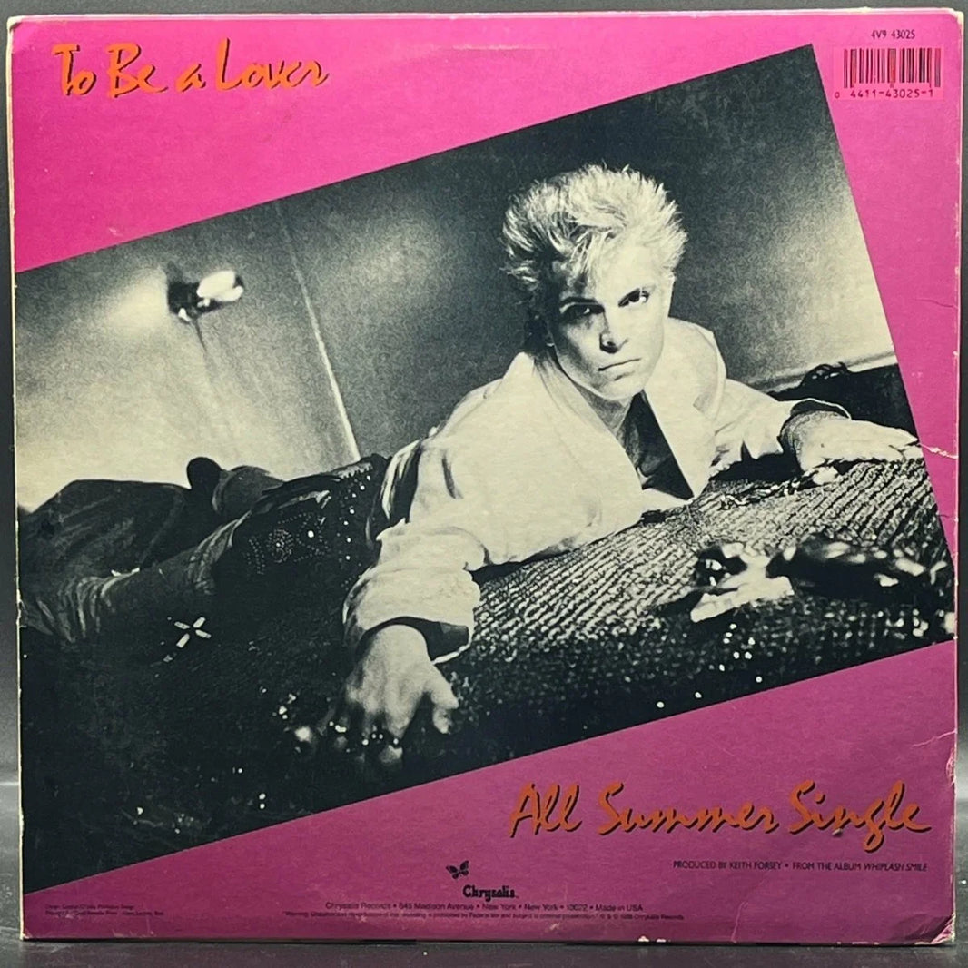Billy Idol - To Be A Lover (Single)