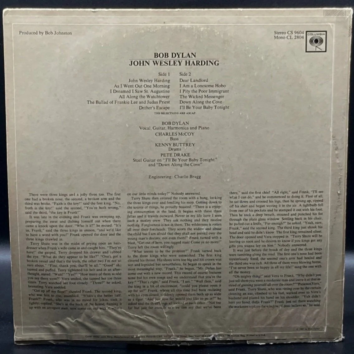 Bob Dylan - John Wesley Harding