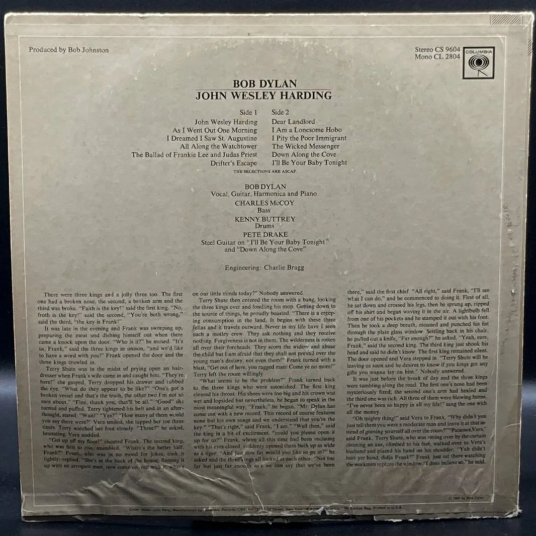 Bob Dylan - John Wesley Harding
