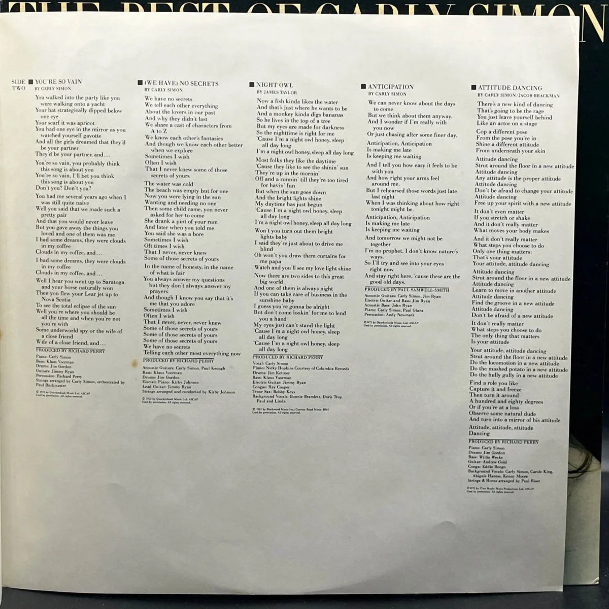 Carly Simon - The Best Of Carly Simon