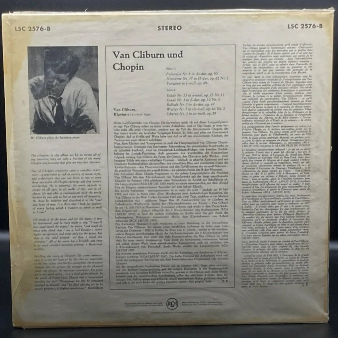 Chopin (Van Cliburn) - My Favorite Chopin