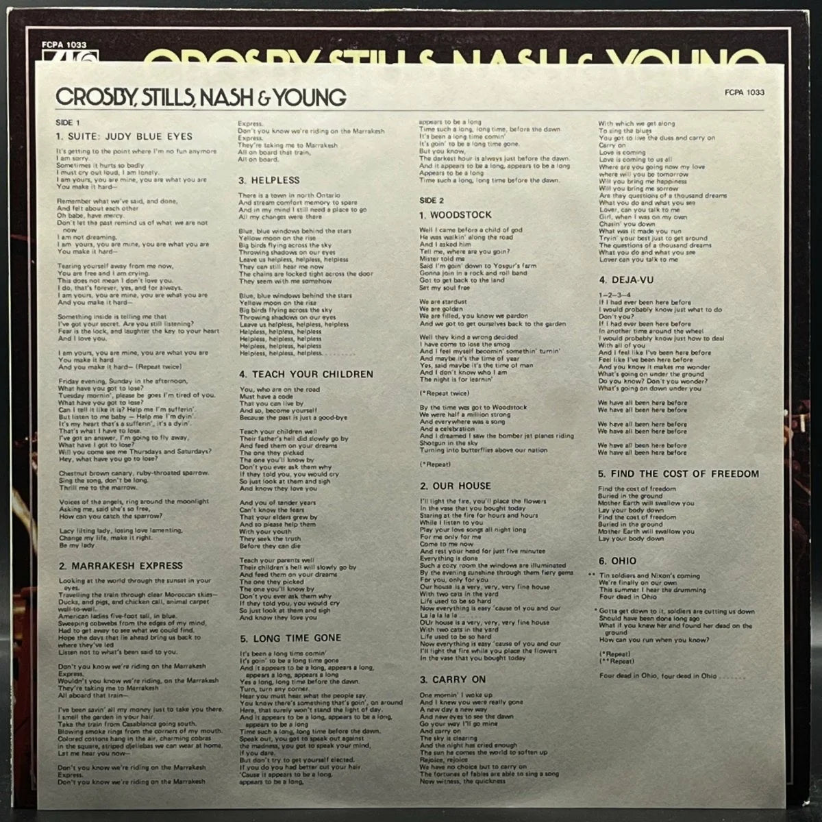 Crosby, Stills, Nash & Young - Crosby, Stills, Nash & Young