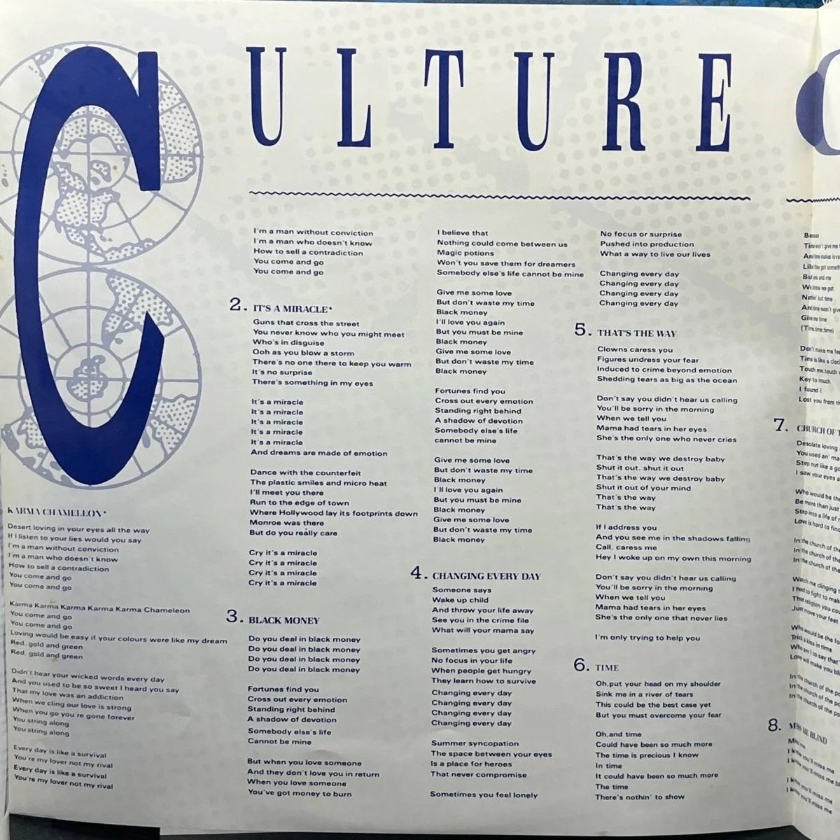 Culture Club - Colour By Numbers