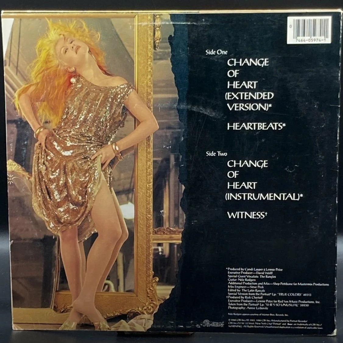 Cyndi Lauper - Change Of Heart (Single)