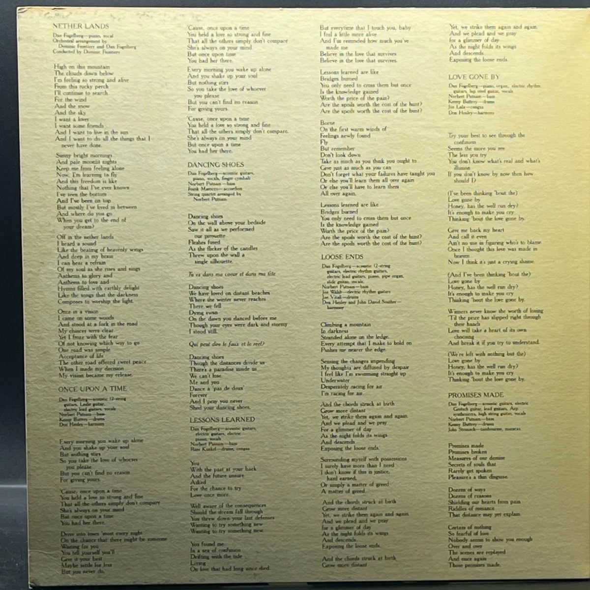 Dan Fogelberg - Nether Lands