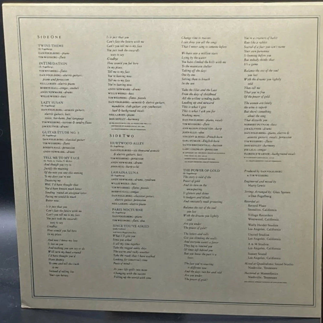 Dan Fogelberg & Tim Weisberg - Twin Sons of Different Mothers