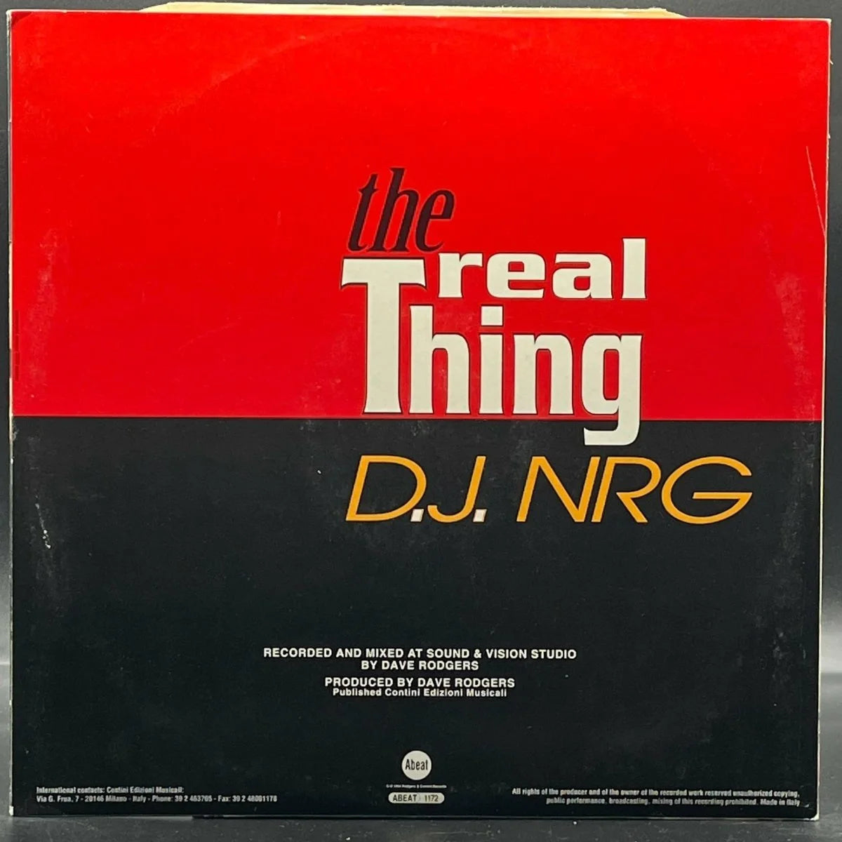 DJ NRG - The Real Thing (Single)