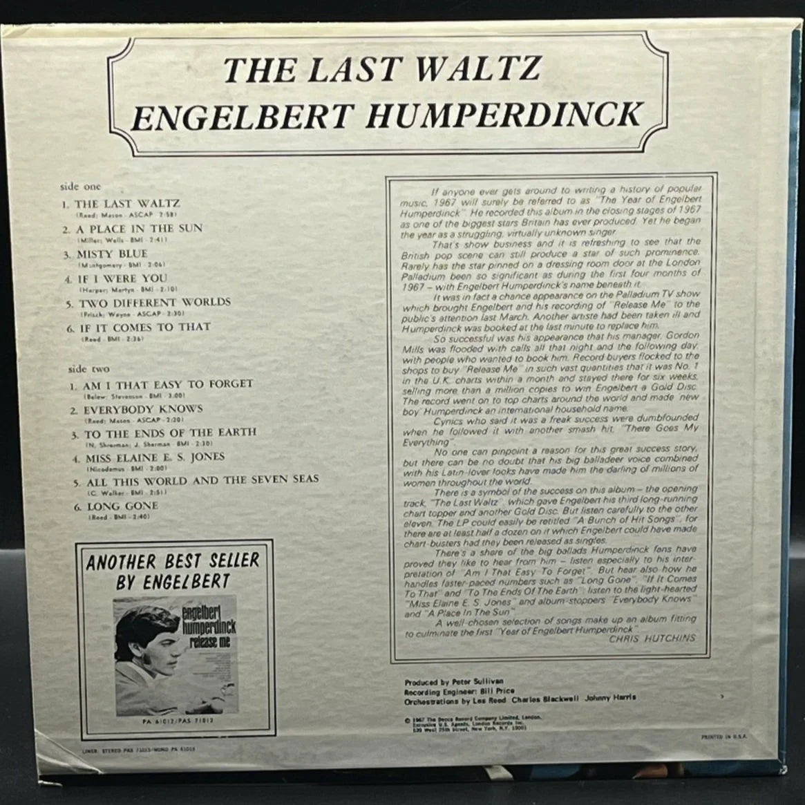Engelbert Humperdinck - The Last Waltz