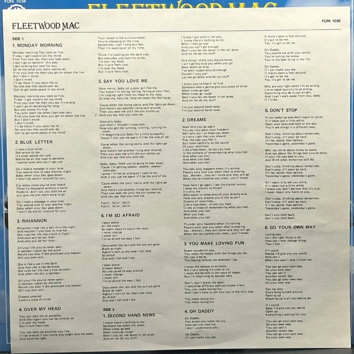 Fleetwood Mac - Fleetwood Mac