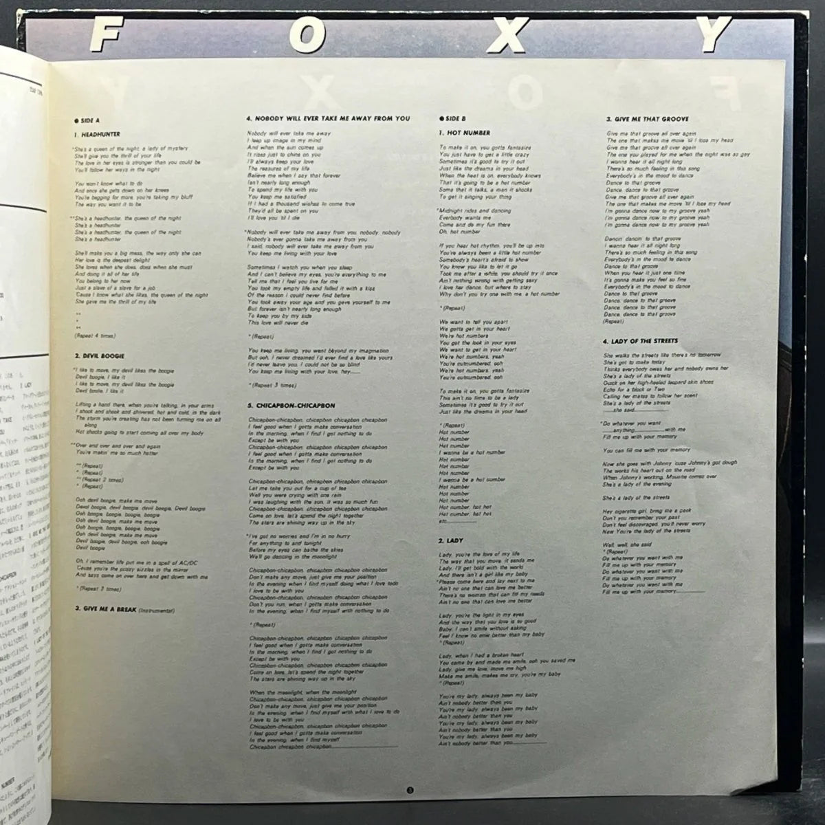 Foxy - Hot Numbers